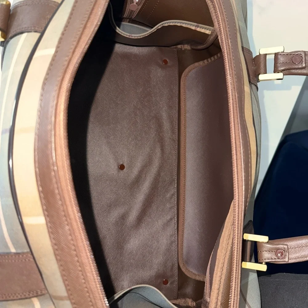 PRE OWNED Burberry Nova Check Boston Bag 50cm - Picture 4 of 7